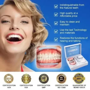 🦷 HazyGalaxy™ Custom-Fit Dentures ⏰ ENDS TODAY 70% OFF | Smile with Confidence
