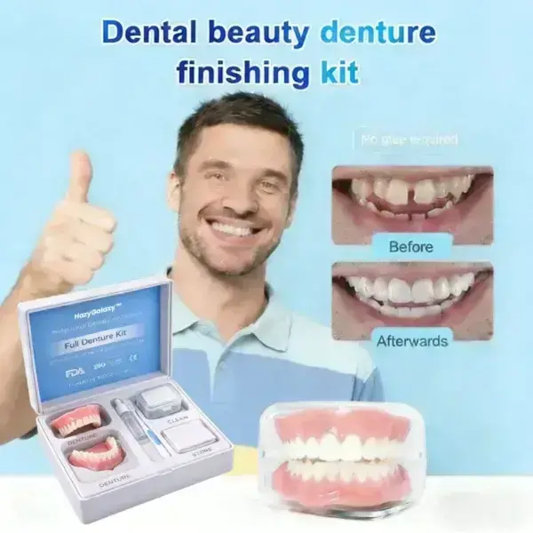 🎁🦷 HazyGalaxy™ Custom-Fit Smile Support Set ⏰ ENDS TODAY 49% OFF | Smile with Confidence😉