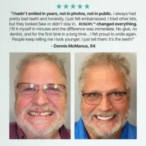 🦷HazyGalaxy™ Custom-Fit Functional Dentures — Made in the USA, Up to 70% OFF for a More Confident Smile!